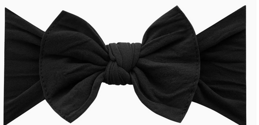 Baby Bling Knot Black Bow