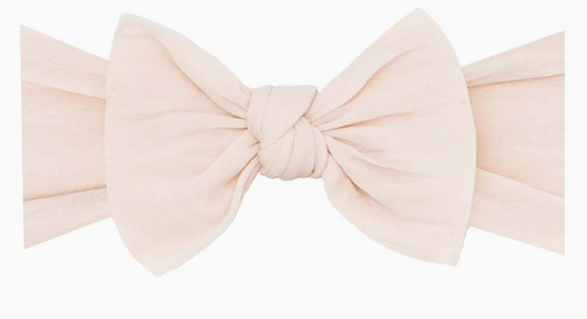 Baby Bling Knot Oatmeal Bow