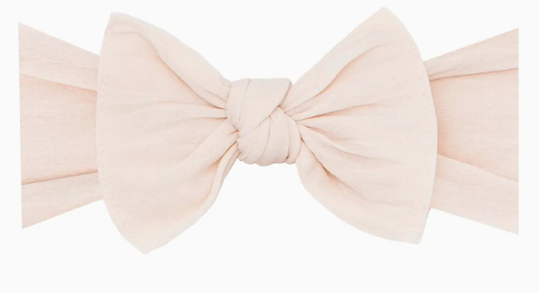Baby Bling Knot Oatmeal Bow