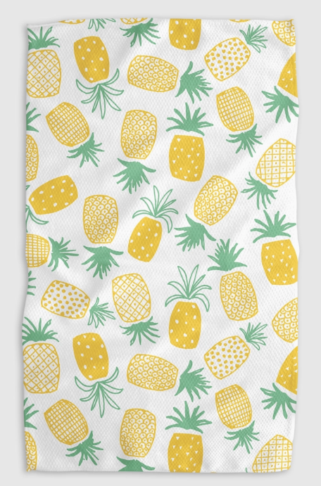 Geometry Pineapple Love Kitchen Tea Towel