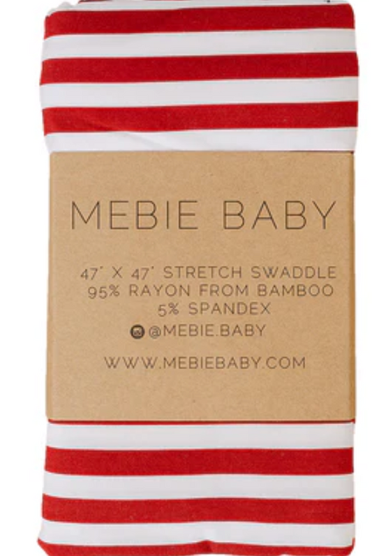 Mebie Baby Stripes Bamboo Swaddle