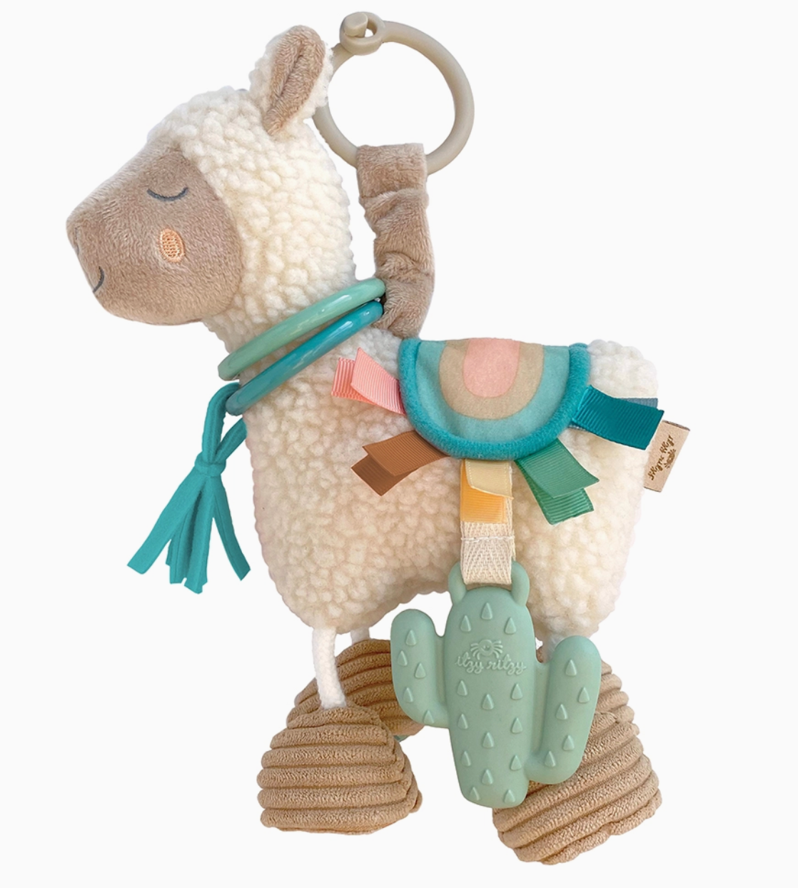 Itzy Ritzy Llama Activity Plush+Teether
