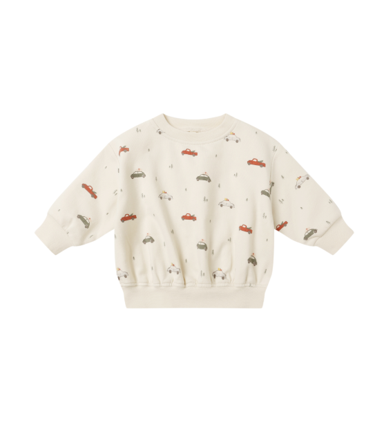 Relaxed Fleece Sweatshirt - Cars