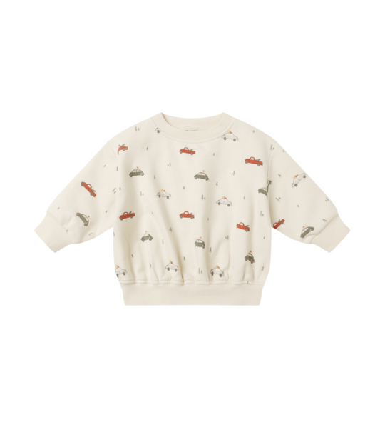 Relaxed Fleece Sweatshirt - Cars