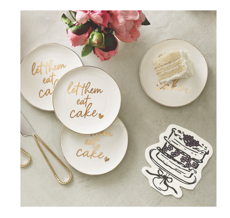 Ceramic Plate - Let Them Eat Cake