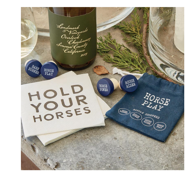 Cocktail Napkins - Hold Horses