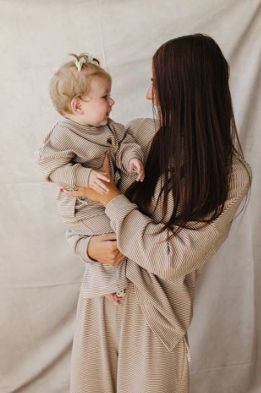 Striped Loungewear Set - Baby & Toddler (Matching Mom Set Available Too)