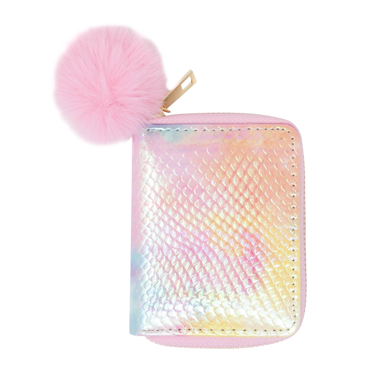 Shiny Tie Dye Mermaid Scale Wallet