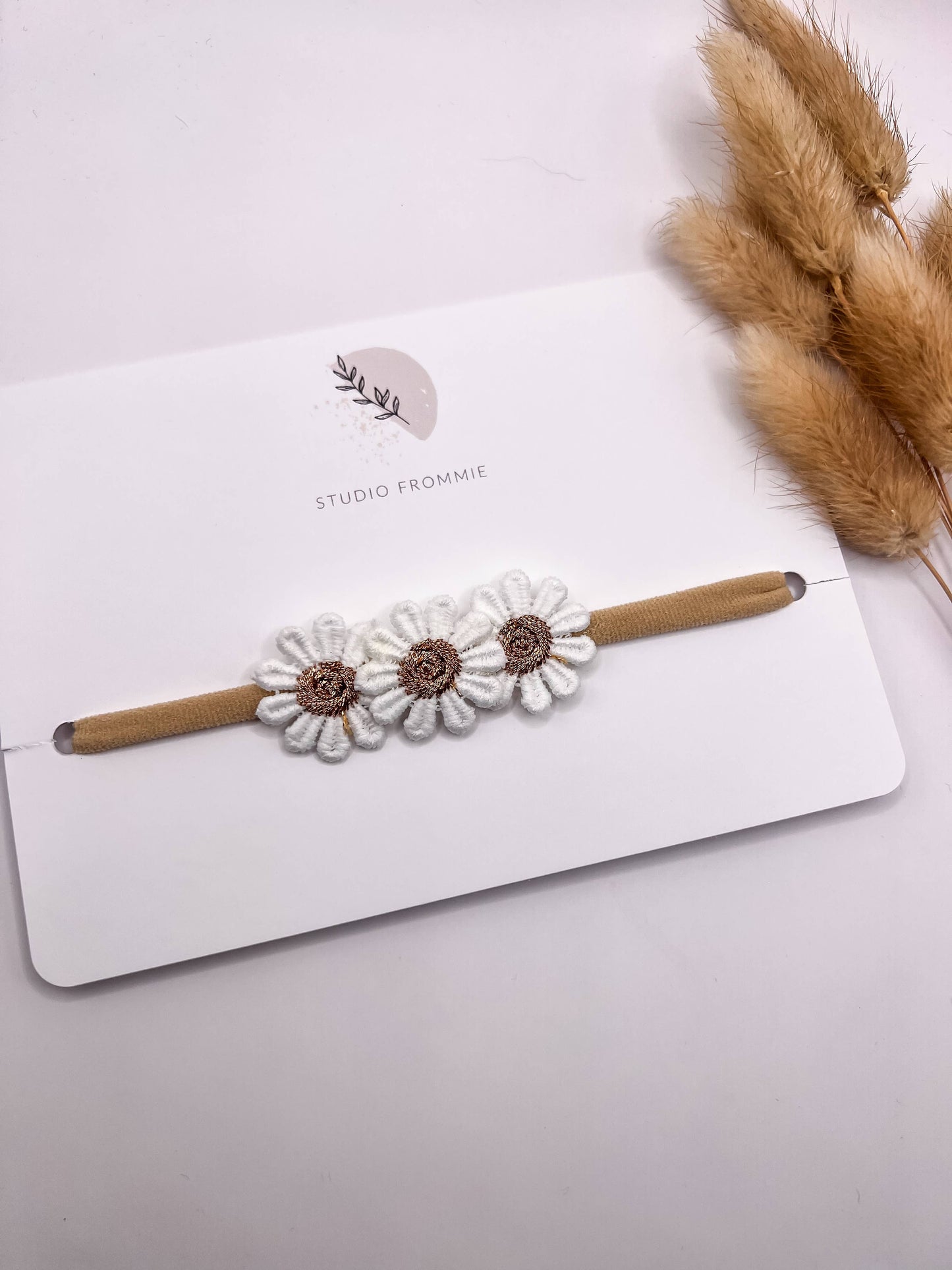 Madelief Bronze Daisy Headband