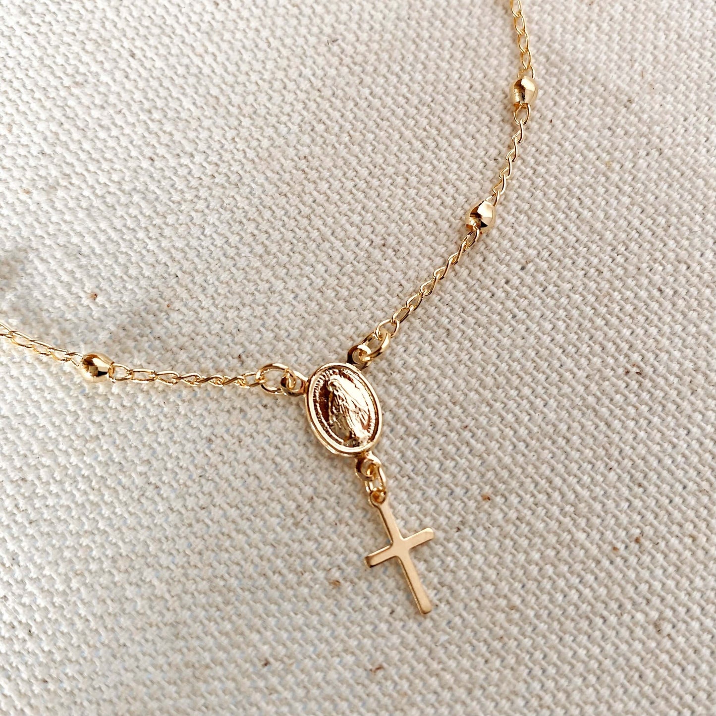 Delicate Rosary Bracelet