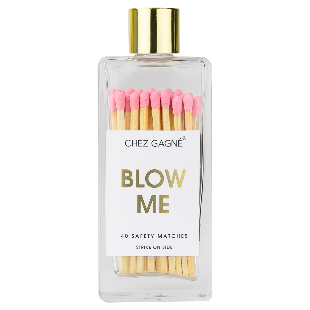 Blow Me Glass Bottle Matches