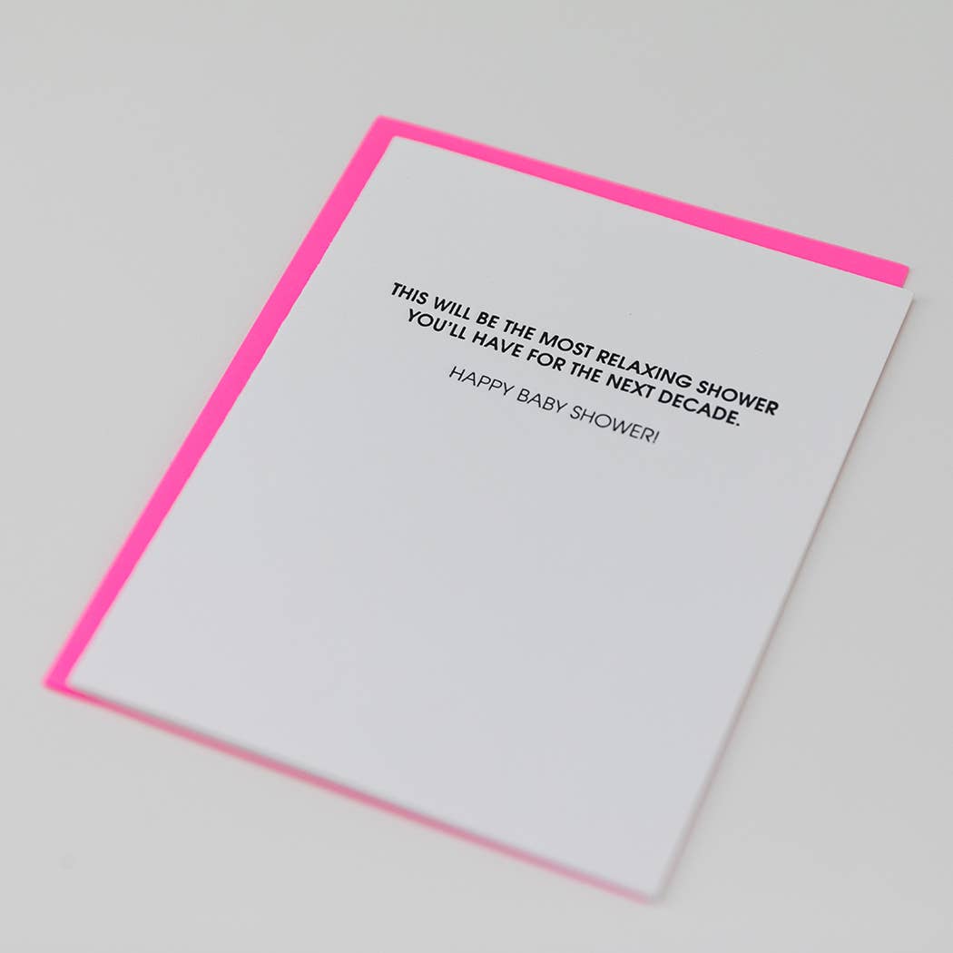 Most Relaxing Baby Shower Card