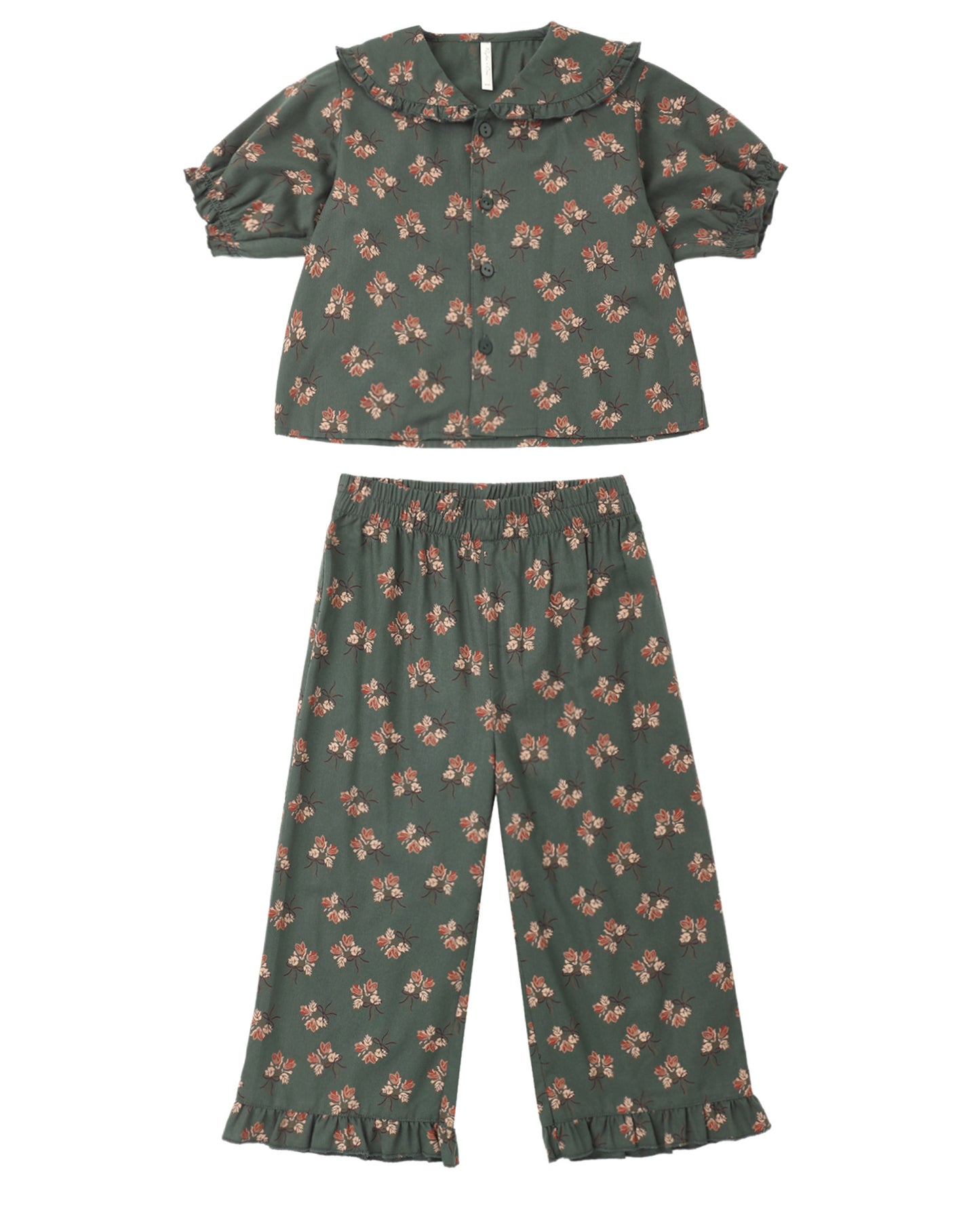 Ruffle Pajamas Evergreen Bouquet