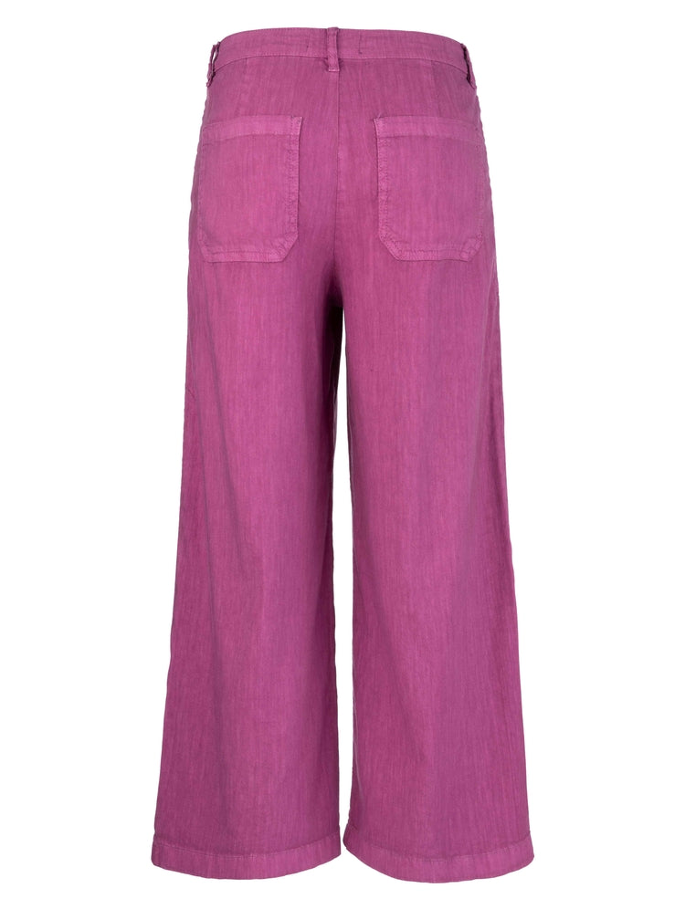 TOPAZ HIGH RISE WIDE LEG PANT W/PORKCHOP POCKETS