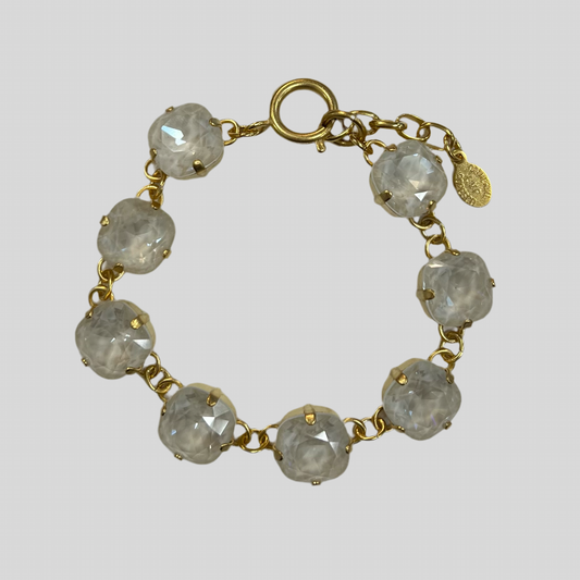 Classic Crystal Bracelet - Linen