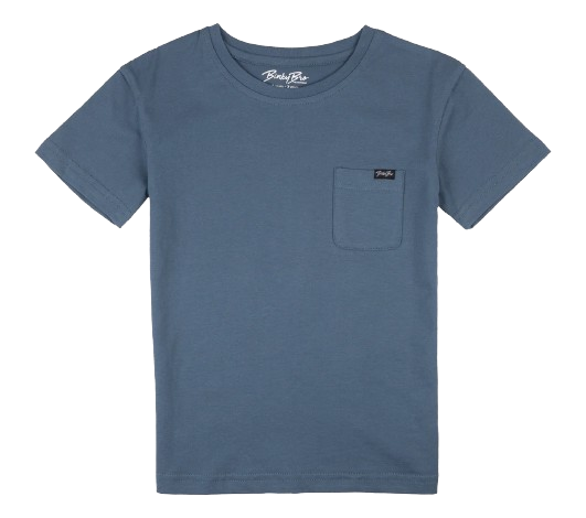 Blue Classic Pocket Tee