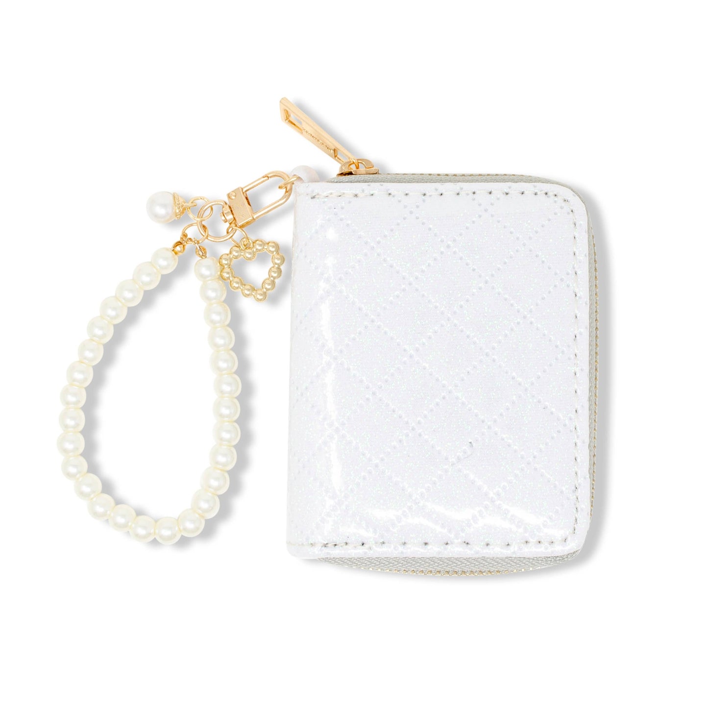 Sparkle Quilted Wallet: Green