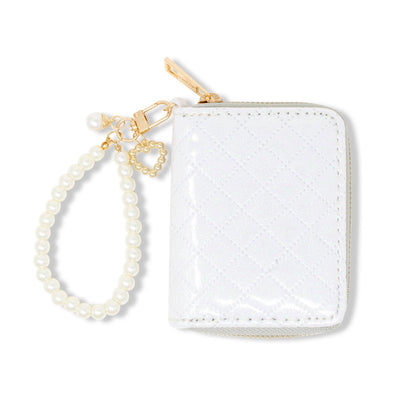 Sparkle Quilted Wallet: Green