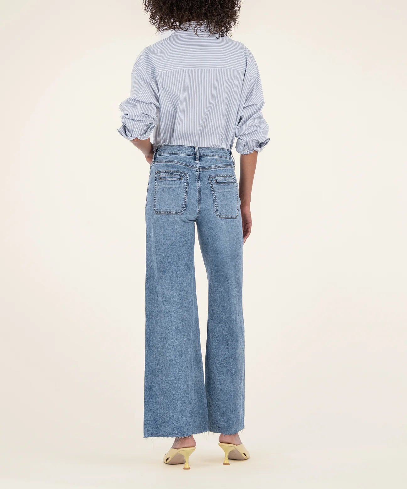 Meg Patch Pocket High Rise Jeans