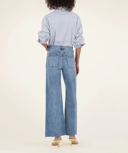 Meg Patch Pocket High Rise Jeans