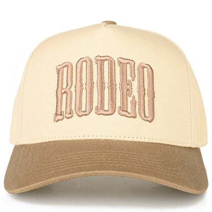 C.C RODEO Letter Embroidered Snapback Trucker Hat