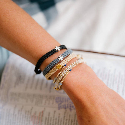 Wonderfully Made Bracelet - Gold Cross