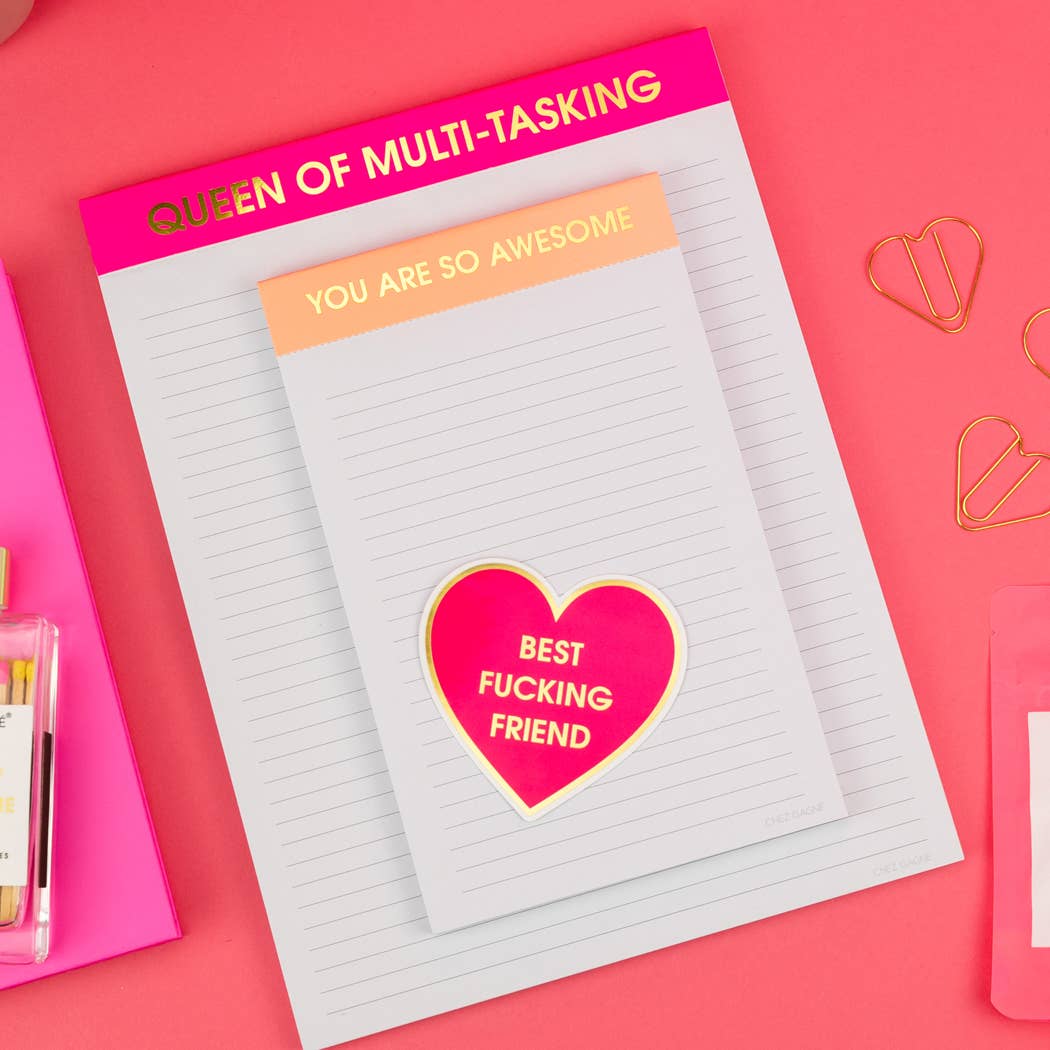 You Are So Awesome - Lined Notepad - Orange - 65 perforated pages - 5x8