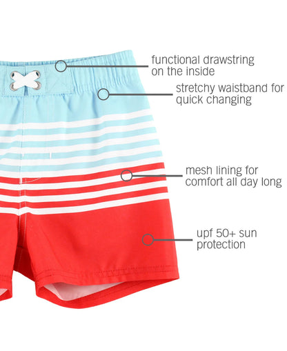 From Sea to Shining Sea Swim Trunks