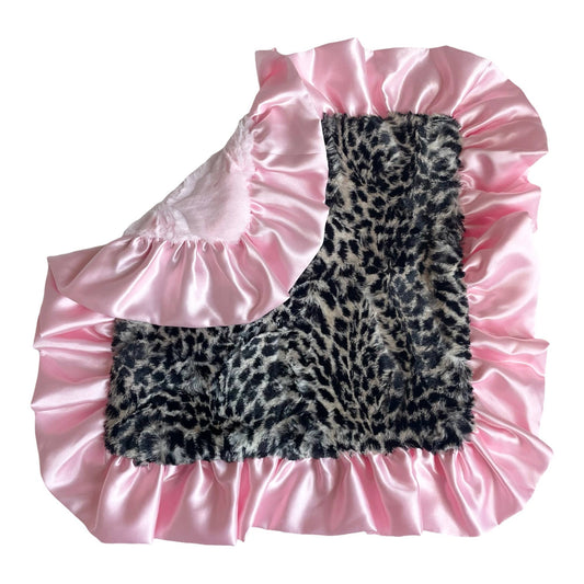 Luxe Cuddle Lovie - Baby Pink Cheetah