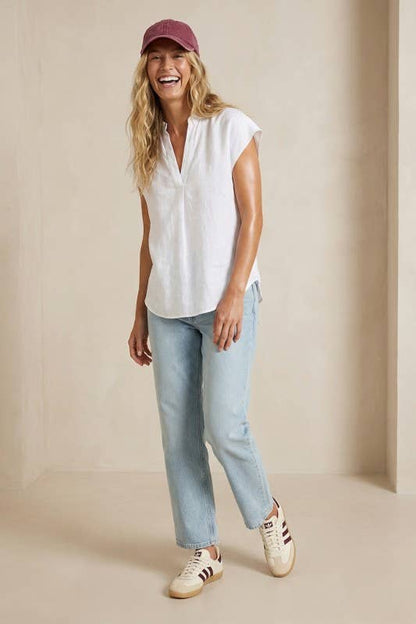 Soft Matte Drop Shoulder Blouse