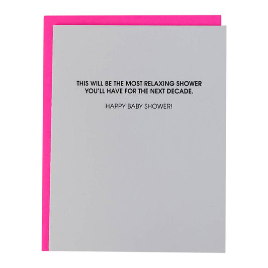Most Relaxing Baby Shower Card