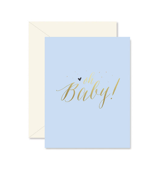 Blue Oh Baby! Card