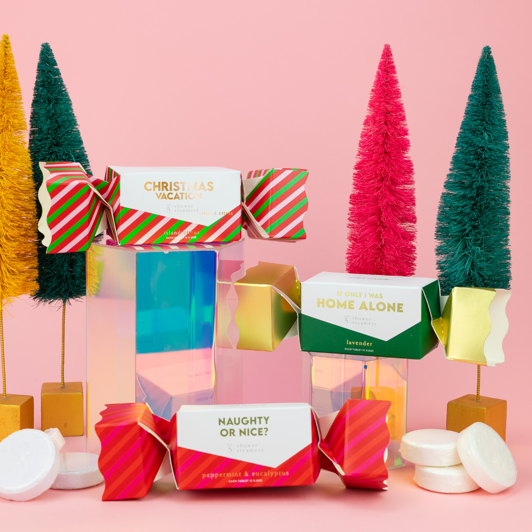 Naughty or Nice? - Mini Shower Steamer Popper Gift Set