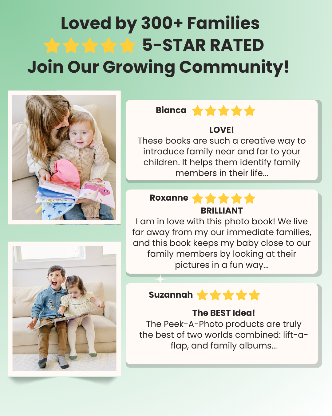 Interactive Photo Albums (ages 0-3) | Who Loves Me?