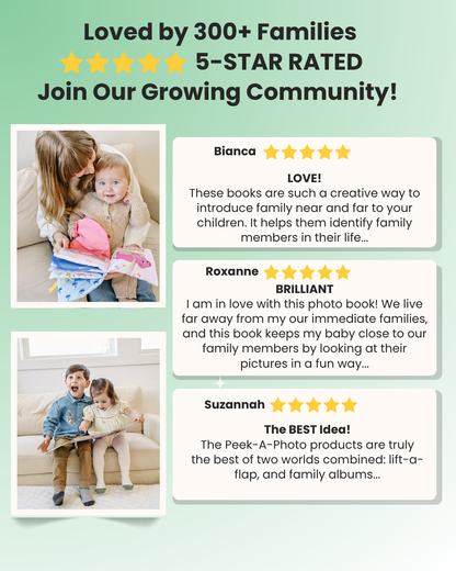 Interactive Photo Albums (ages 0-3) | Who Loves Me?