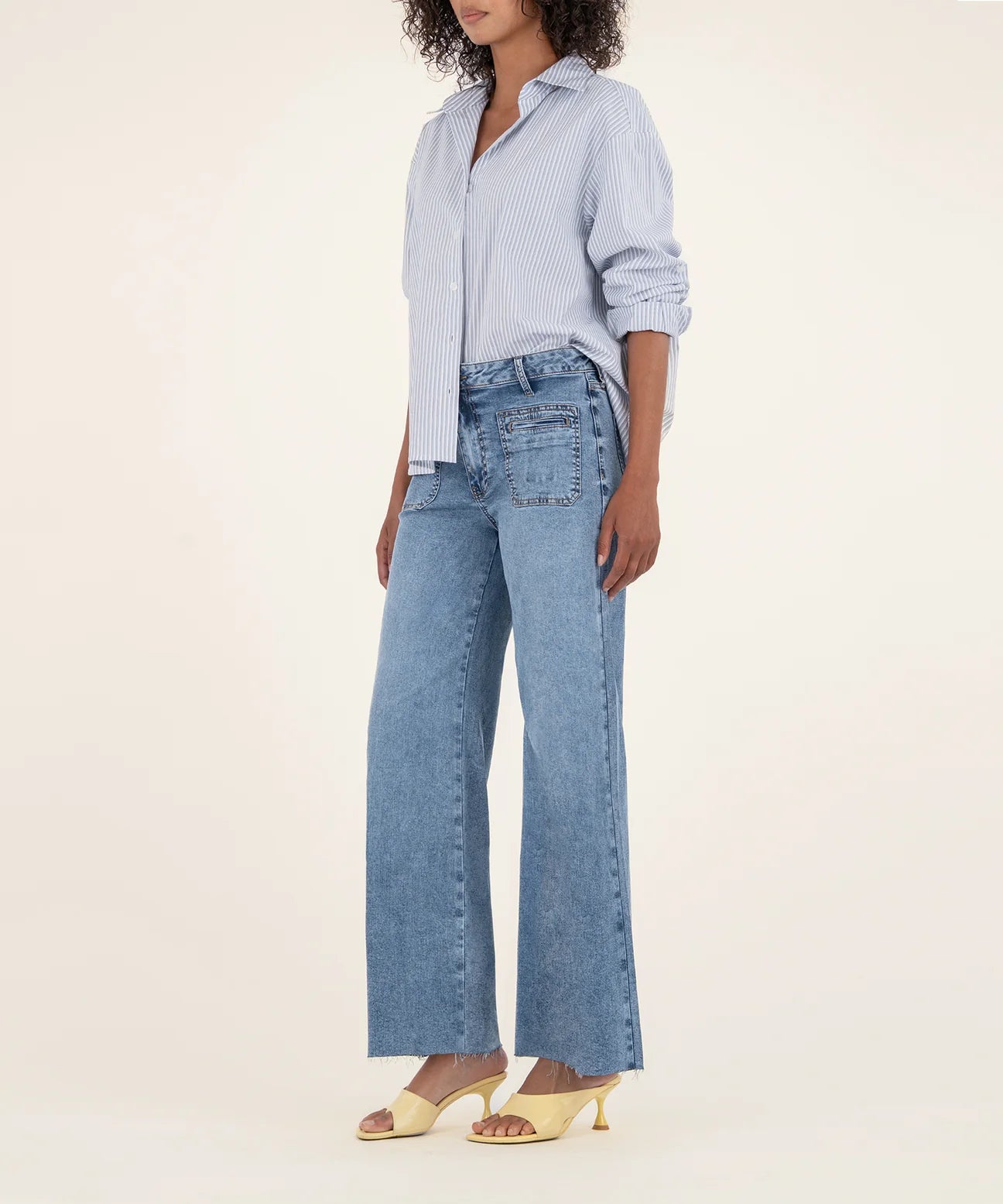 Meg Patch Pocket High Rise Jeans