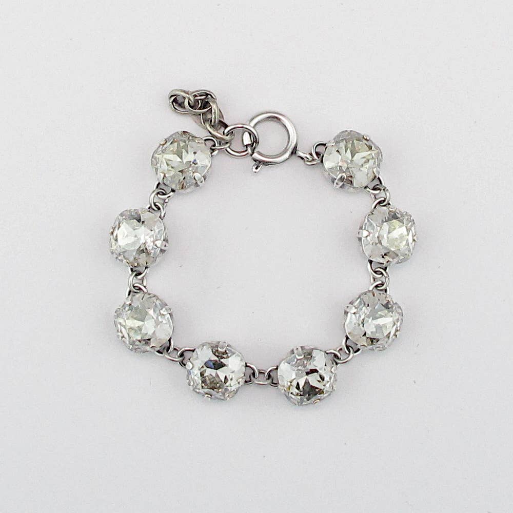La Vie Classic Bracelet Silver Crystal-1696
