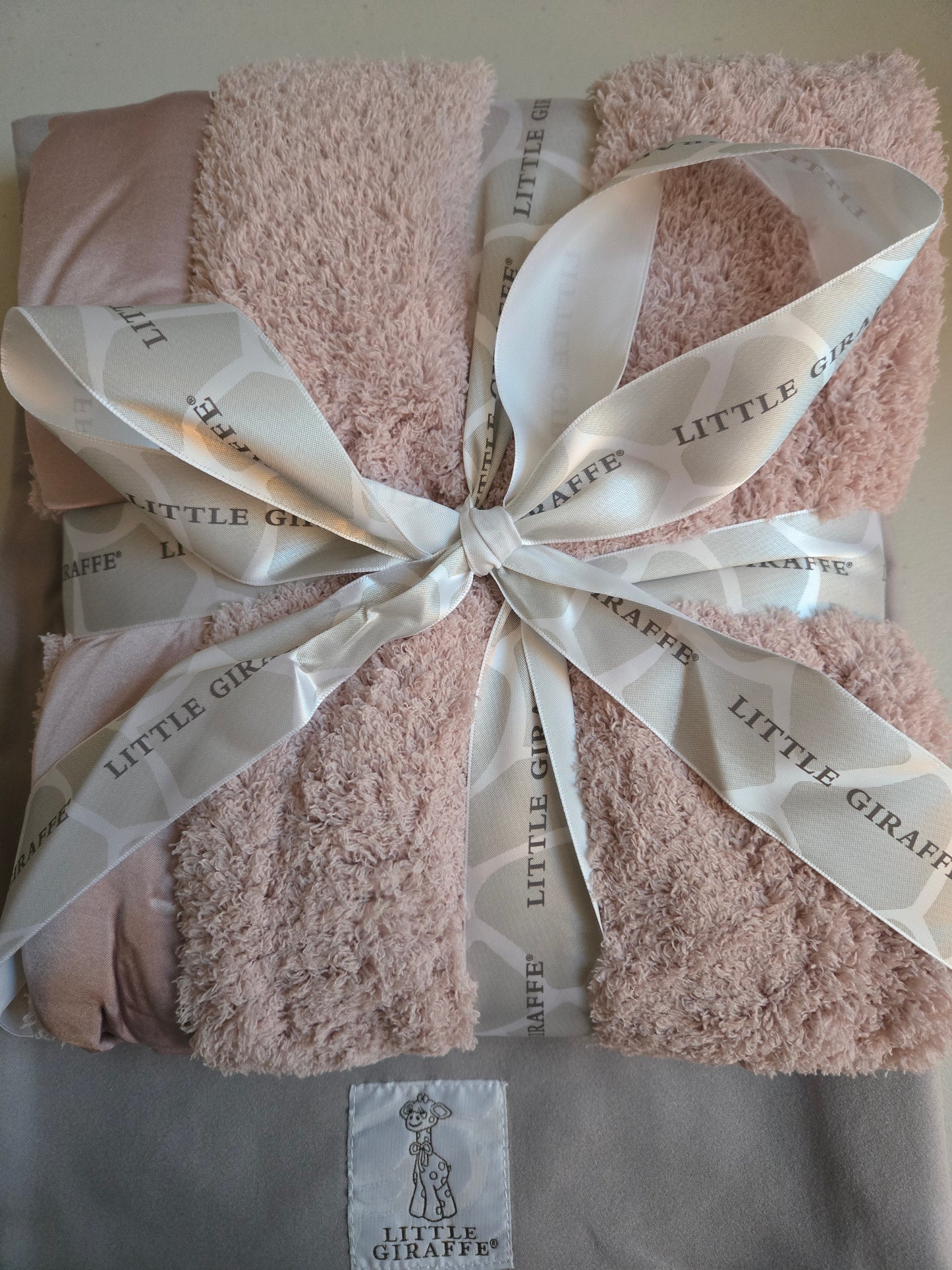 Chenille Baby Blanket by Little Giraffe