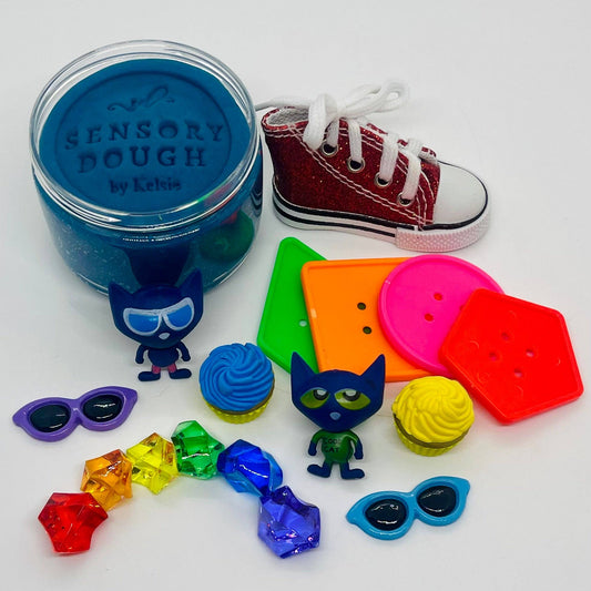 Sensory Dough Play Jar: Pete the Cat