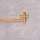 First Communion Tie Bar with Cross