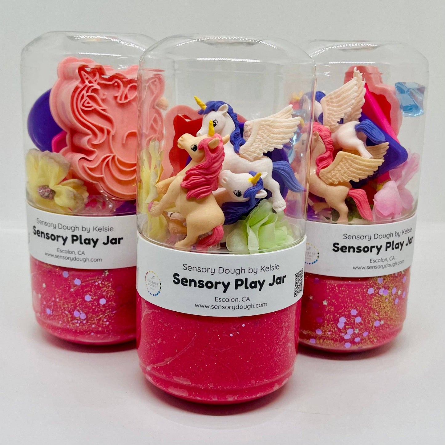 Sensory Dough Play Jar: Unicorn