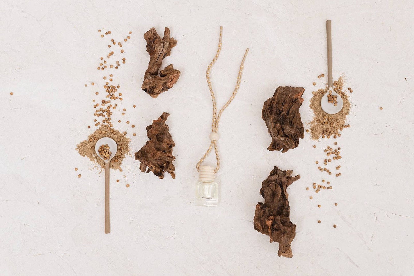 Palo Santo: Car Diffuser - Amber, Palo Santo Wood, Musk