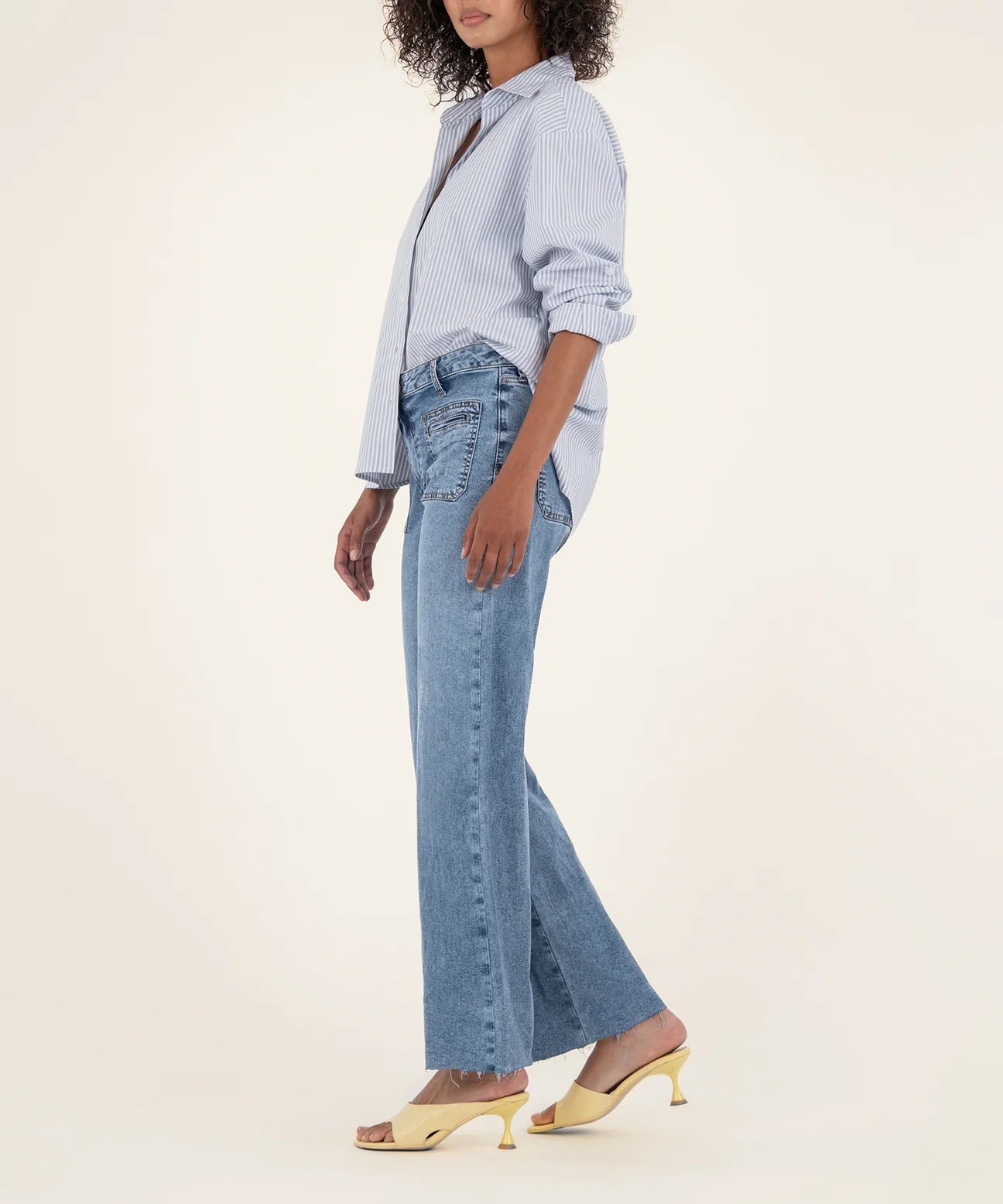 Meg Patch Pocket High Rise Jeans