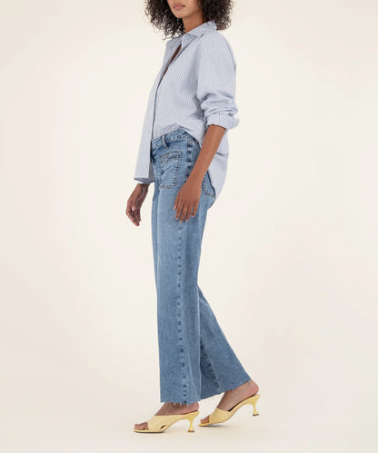 Meg Patch Pocket High Rise Jeans