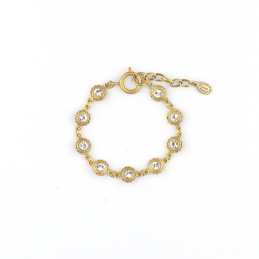 French Marigold Bracelet - Crystal