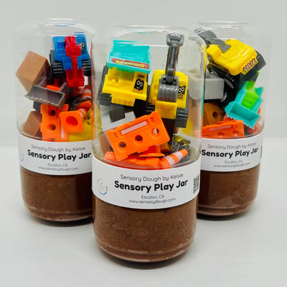 Sensory Dough Play Jar: Construction