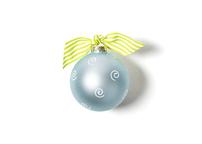 For This Child Glass Ornament - Blue