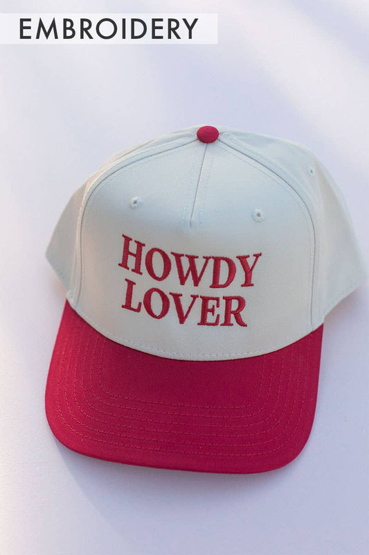 Howdy Lover Embroidered Trucker Hat