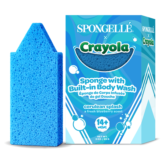 Cerulean Splash Body Buffer | Crayola x Spongellé | Crayon