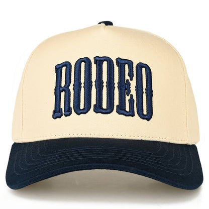 C.C RODEO Letter Embroidered Snapback Trucker Hat